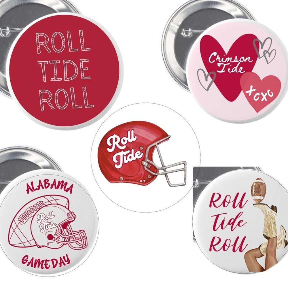 Alabama football gameday pins